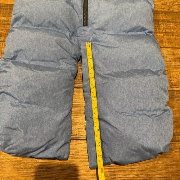 Columbia Baby Insulated Bunting Snowsuit Convertible Blue Gray Hood 18-24 Months - Picture 11 of 12